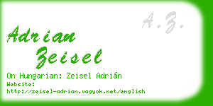 adrian zeisel business card