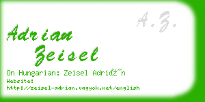 adrian zeisel business card